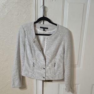 White House Black Market Light Gray Blazer